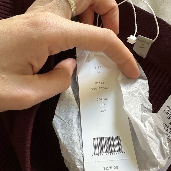 NWT VINCE Stretch Ponte Viscose Blend Pencil. Skirt Size M - Picture 6 of 8